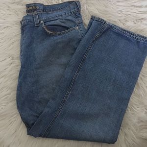 Straight leg jeans